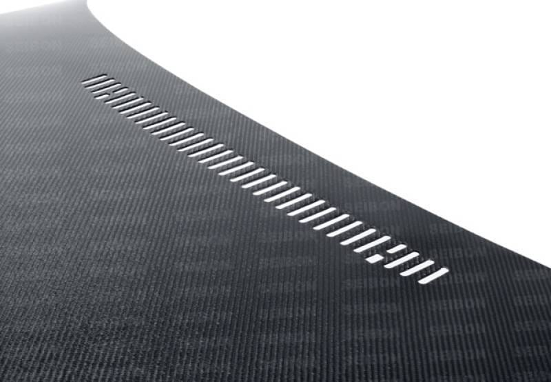 Seibon Carbon HD0205BMWE464D-OE Seibon 02-05 BMW 3 Series 4dr E46 (Manuf Date 7/02-7/06 Models Only) OEM-Style Carbon Fiber Hood thumbnail 9