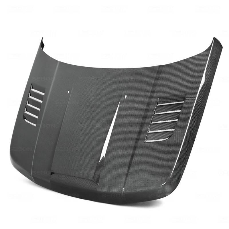 Seibon Carbon HD0512LRRRS-TM Seibon 05-12 Range Rover Sport TM-Style Carbon Fiber Hood