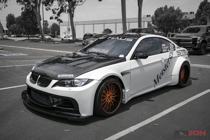 Seibon Carbon HD0708BMWE92M3-GTR Seibon 07-10 BMW M3 Series 2Dr (E92) GTR-Style Carbon Fiber hood thumbnail 7