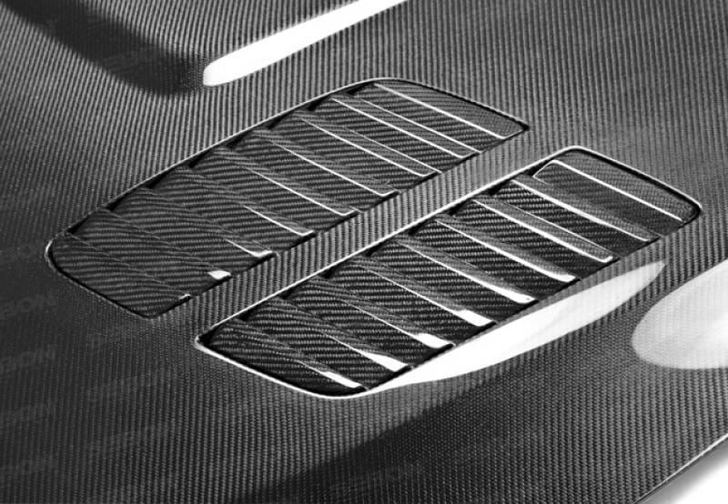 Seibon Carbon HD1213BMWF30-GTR Seibon 12-13 BMW F30 GTR-Style Carbon Fiber Hood thumbnail 5