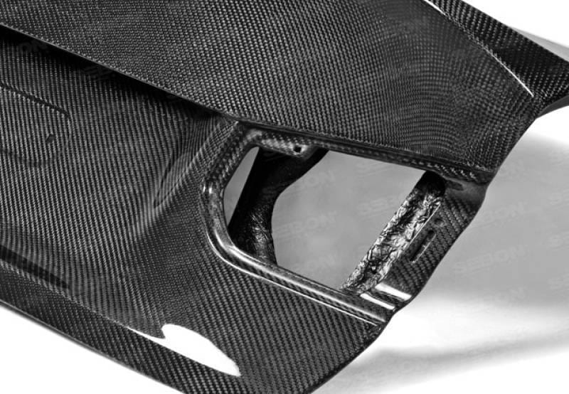Seibon Carbon TL1213BMWF30-C Seibon 12-13 BMW F30 CSL Style Carbon Fiber Trunk thumbnail 9