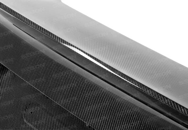 Seibon Carbon TL1213BMWF30-C-S Seibon 12-13 BMW F30 CSL Style Carbon Fiber Trunk - Shaved thumbnail 3