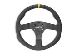 SPARCO 015R350PLO Sparco Steering Wheel R350B Leather w/ Button