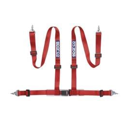 SPARCO 04604BM1RS Sparco Belt 2 Inch Red 4Pt Snap-In