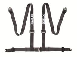 SPARCO 04604BV1NR Sparco Belt 2 Inch Black 4Pt Bolt-In