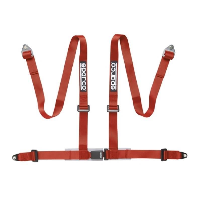 SPARCO 04604BV1RS Sparco Belt 2 Inch Red 4Pt Bolt-In
