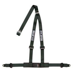 SPARCO 04608BV1NR Sparco Belt 2 Inch Black 3Pt Bolt-In