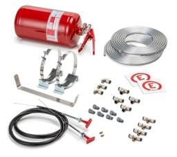 SPARCO 014772MSL Sparco 4.25 Liter Mechanical Steel Extinguisher System