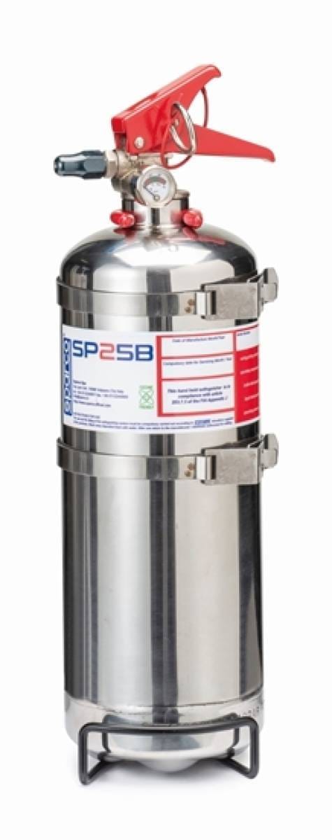SPARCO 014773BXLN2 Sparco 2 Liter Handheld Steel NOVEC Extinguisher