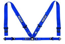 SPARCO 04716M1AZ Sparco Belt 4Pt 3in/2in Competition Harness - Blue