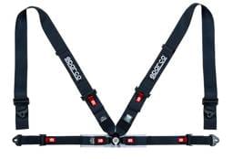 SPARCO 04716M1NR Sparco Belt 4Pt 3in/2in Competition Harness - Black
