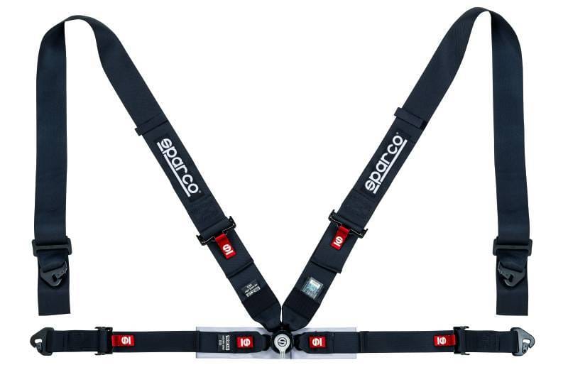 SPARCO 04716M1NR Sparco Belt 4Pt 3in/2in Competition Harness - Black