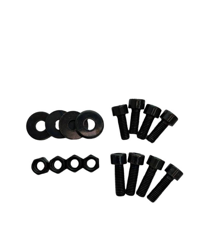 SPARCO 50001ZN Sparco Seat Hardware Spacer Kit Bottom Mount - Black Zinc