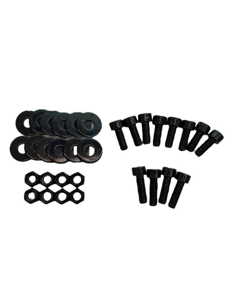 SPARCO 50002ZN Sparco Seat Hardware Spacer Kit Side Mount - Black Zinc