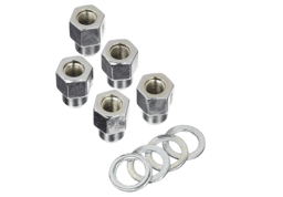 Weld 601-1462 Weld Closed End Lug Nuts w/Centered Washers 12mm x 1.5 - 5pk.