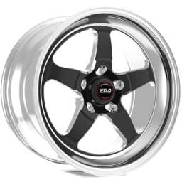 Weld 71HB0070W23A Weld S71 20x7 / 5x115mm BP / 2.3in BS Black Wheel (High Pad) - Non-Beadlock