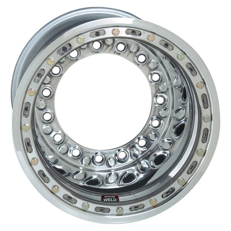 Weld 558-5014 Weld Wide 5 XL Direct Mount 15x10 / 5x10.25 BP / 4in. BS Polished Assembly - No Beadlock