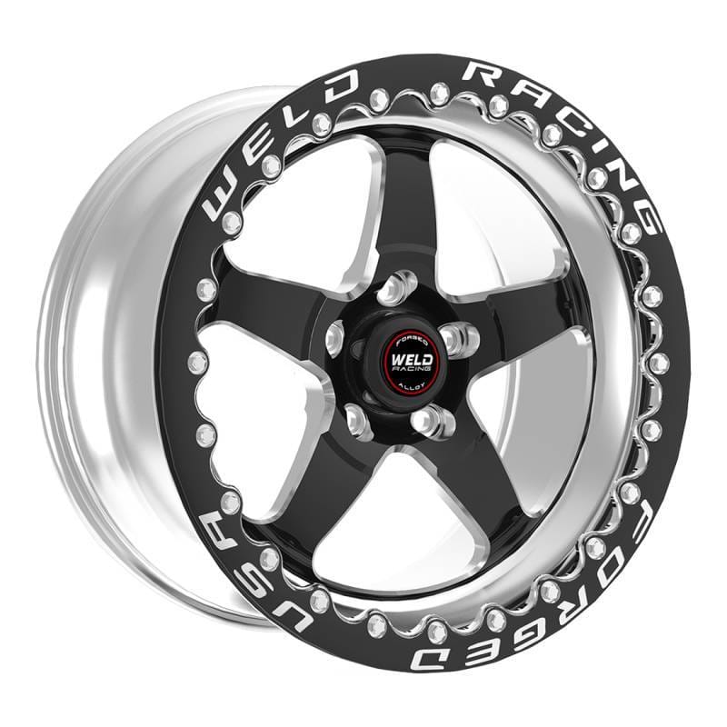 Weld 71HB7105A62F Weld S71 17x10.5 / 5x4.5 BP / 6.2in. BS Black Wheel (High Pad) - Black Single Beadlock MT thumbnail 3