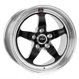 Weld 71HB8100B61A Weld S71 18x10 / 5x4.75 BP / 6.1in. BS Black Wheel (High Pad) - Non-Beadlock