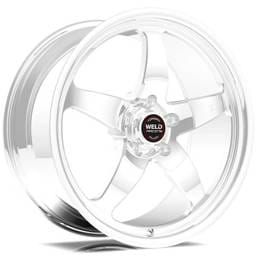 Weld 71HP0105C77A Weld S71 20x10.5 / 5x5 BP / 7.7in. BS(50mm Offset) Polished Wheel (High Pad) - Non-Beadlock