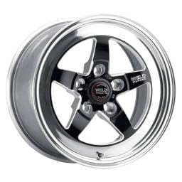 Weld 71LB-511A65A Weld S71 15x11.33 / 5x4.5 BP / 6.5in. BS Black Wheel (Low Pad) - Non-Beadlock