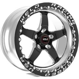 Weld 71MB510W65F Weld S71 15x10 / 5X115 Conical Lug 6.5BS Black 3.18 ID Medium Pad SBL MT Black