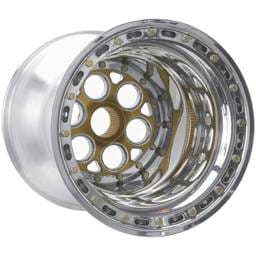 Weld 735-51536 Weld Magnum Sprint 15x15 / 42-Spline / 6in. BS Gold Wheel - Inner Beadlock / No Cover