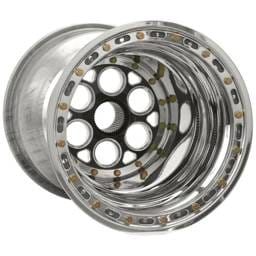 Weld 735B-51526 Weld Magnum Sprint 15x15 / 42-Spline / 6in. BS Black Wheel - Beadlock / No Cover