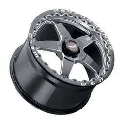 Weld 768B-31015F Weld Magnum Import 13x10 / 4x100mm BP / 5in. BS Black Wheel - Black Single Beadlock MT