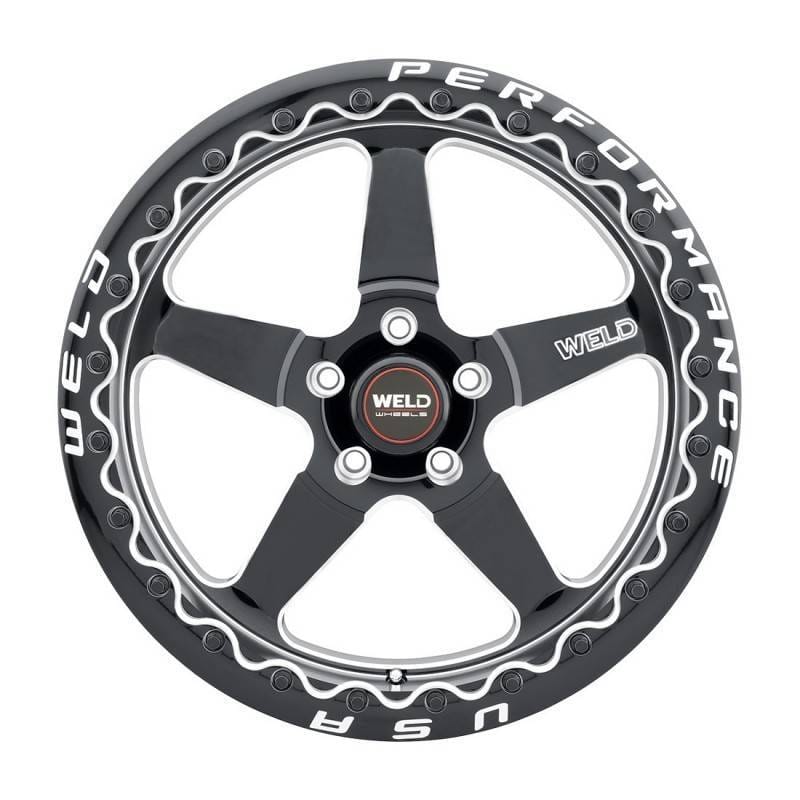 Weld 768B-31015F Weld Magnum Import 13x10 / 4x100mm BP / 5in. BS Black Wheel - Black Single Beadlock MT thumbnail 2