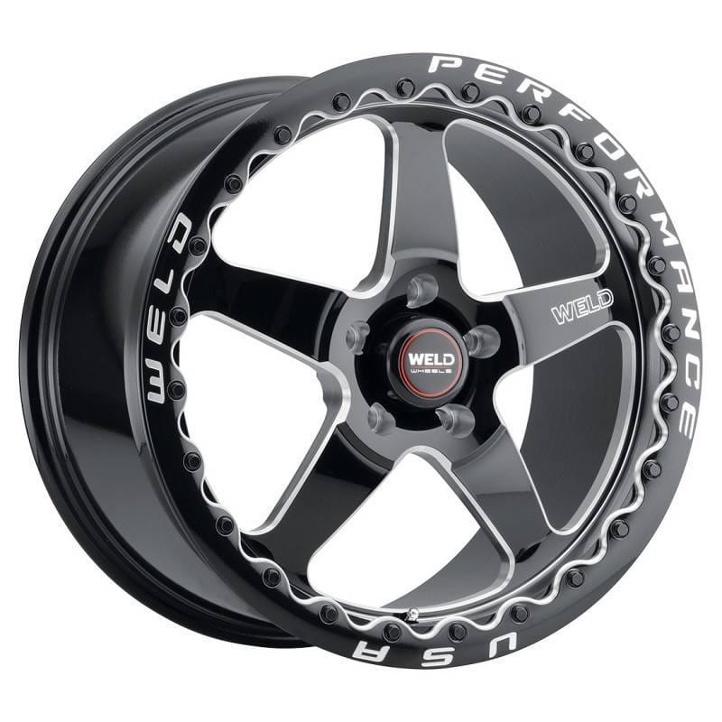 Weld 768B-31015F Weld Magnum Import 13x10 / 4x100mm BP / 5in. BS Black Wheel - Black Single Beadlock MT thumbnail 3