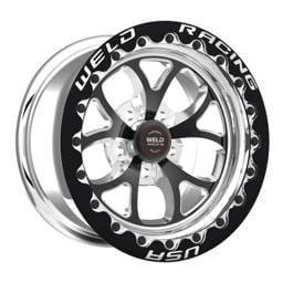 Weld 76HB7100W67F Weld S76 17x10 / 5x115mm BP / 6.7in. BS Black Wheel (High Pad) - Black Single Beadlock MT