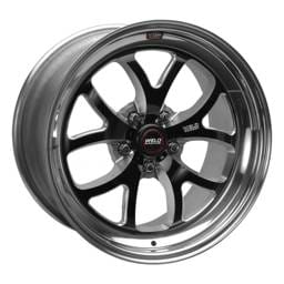 Weld 76HB8050A16A Weld S76 18x5 / 5x4.5 BP / 1.6in. BS Black Wheel (High Pad) - Non-Beadlock