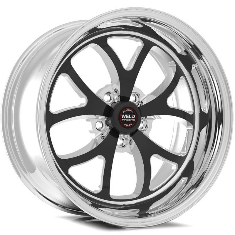Weld 76HB0090C58A Weld S76 20x9.0 / 5x5 BP / 5.75in. BS Black Wheel (High Pad) - Non-Beadlock