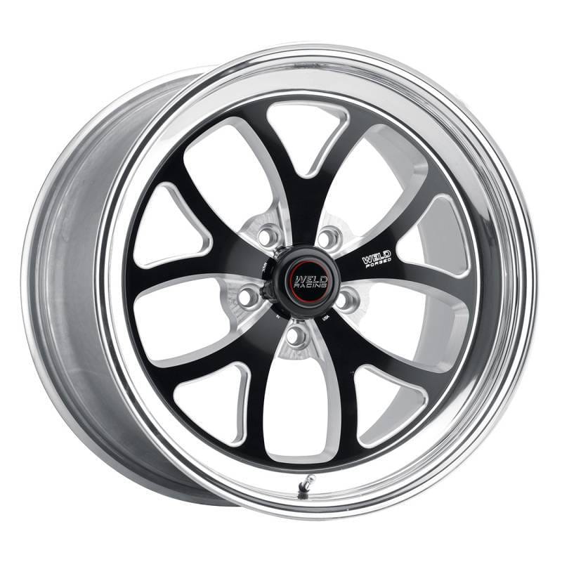 Weld 76HB0105W73A Weld S76 20x10.5 / 5x115mm BP / 7.3in. BS Black Wheel (High Pad) - Non-Beadlock