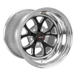 Weld 76LB-503B16A Weld S76 15x3.5 / 5x4.75 BP / 1.63in. BS Black Wheel (Low Pad) - Non-Beadlock