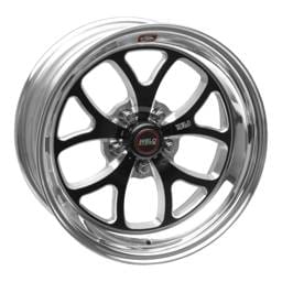 Weld 76LB7070A50A Weld S76 17x7 / 5x4.5 BP / 4.9in. BS Black Wheel (Low Pad) - Non-Beadlock