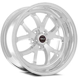 Weld 76MP7045A22A Weld S76 17x4.5 / 5x4.5 BP / 2.2in. BS Polished Wheel - Non-Beadlock