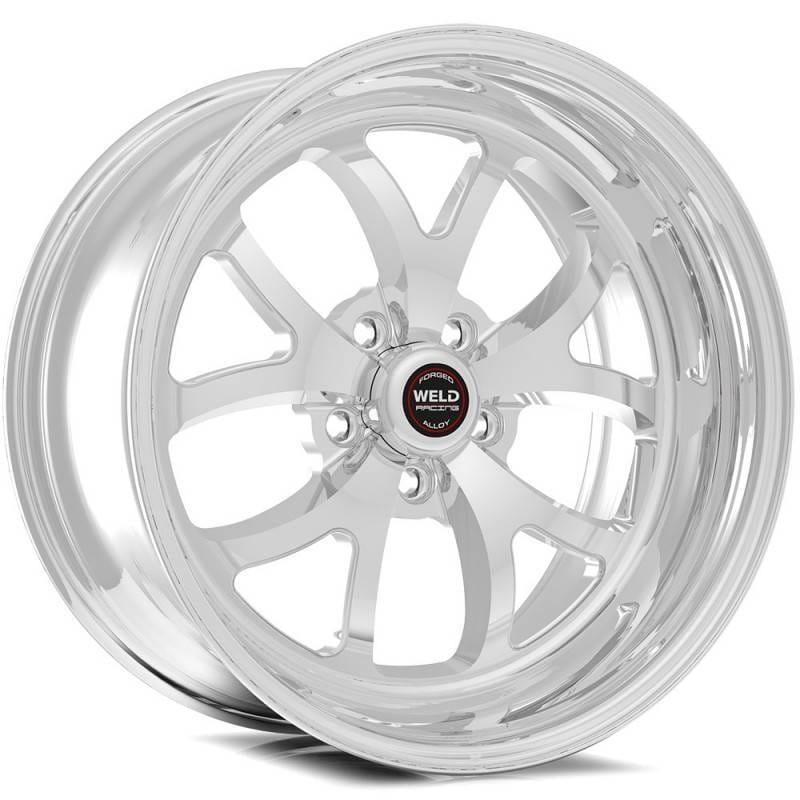 Weld 76MP7045A22A Weld S76 17x4.5 / 5x4.5 BP / 2.2in. BS Polished Wheel - Non-Beadlock