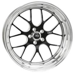 Weld 77HB0170B73A Weld S77 20x17 / 5x4.75 BP / 7.3in. BS Black Wheel (High Pad) - Non-Beadlock