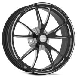 Weld 82B-15000 Weld Full Throttle 1-Piece 15x3.5 / Anglia Spindle MT / 1.75in. BS Black Wheel - Non-Beadlock