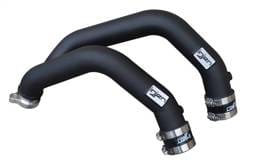Injen SES1116ICPWB Injen 15-16 BMW M3(F80)/M4 (F82/83) 3.0L L6 Twin Turbo 2PC Aluminum Int. Charge Pipe - Wrinkle Black - Fits 2015-2020 BMW M4