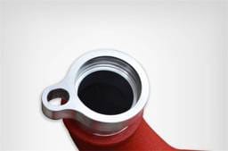 Injen SES1116ICPWR Injen 15-16 BMW M3(F80)/M4 (F82/83) 3.0L L6 Twin Turbo 2PC Aluminum Int. Charge Pipe - Wrinkle Red - Fits 2015-2020 BMW M4
