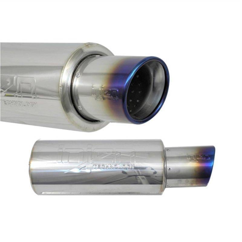 Injen SES300TT Injen 3.00 Universal Muffler w/Titanium burnt rolled Tip and stainless steel resonated inner wall thumbnail 9