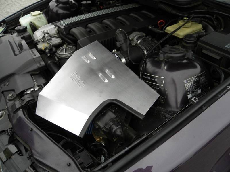 Injen SP1105BLK Injen 92-99 BMW E36 323i/325i/328i/M3 3.0L Black Air Intake w/ Heat-Shield and Top Cover - Fits 1992-1999 BMW M3, 325i thumbnail 15