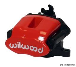 Wilwood 120-10110-RD Wilwood Caliper-Combination Parking Brake-L/H-Red 41mm piston 1.00in Disc