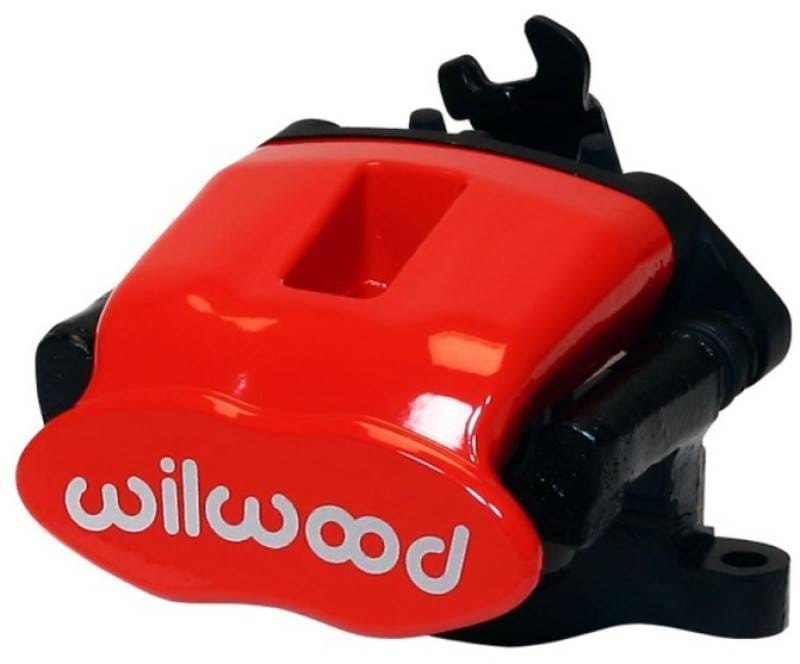 Wilwood 120-10112-13-RD Wilwood Caliper-Combination Parking Brake-Pos 13-L/H-Red 41mm piston .81in Disc