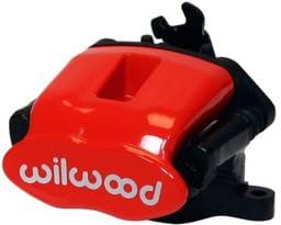 Wilwood 120-10112-6-RD Wilwood Caliper-Combination Parking Brake-Pos 6-L/H-Red 41mm piston .81in Disc