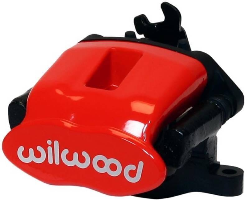 Wilwood 120-10112-6-RD Wilwood Caliper-Combination Parking Brake-Pos 6-L/H-Red 41mm piston .81in Disc