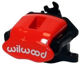Wilwood 120-10112-RD Wilwood Caliper-Combination Parking Brake-L/H-Red 41mm piston .81in Disc